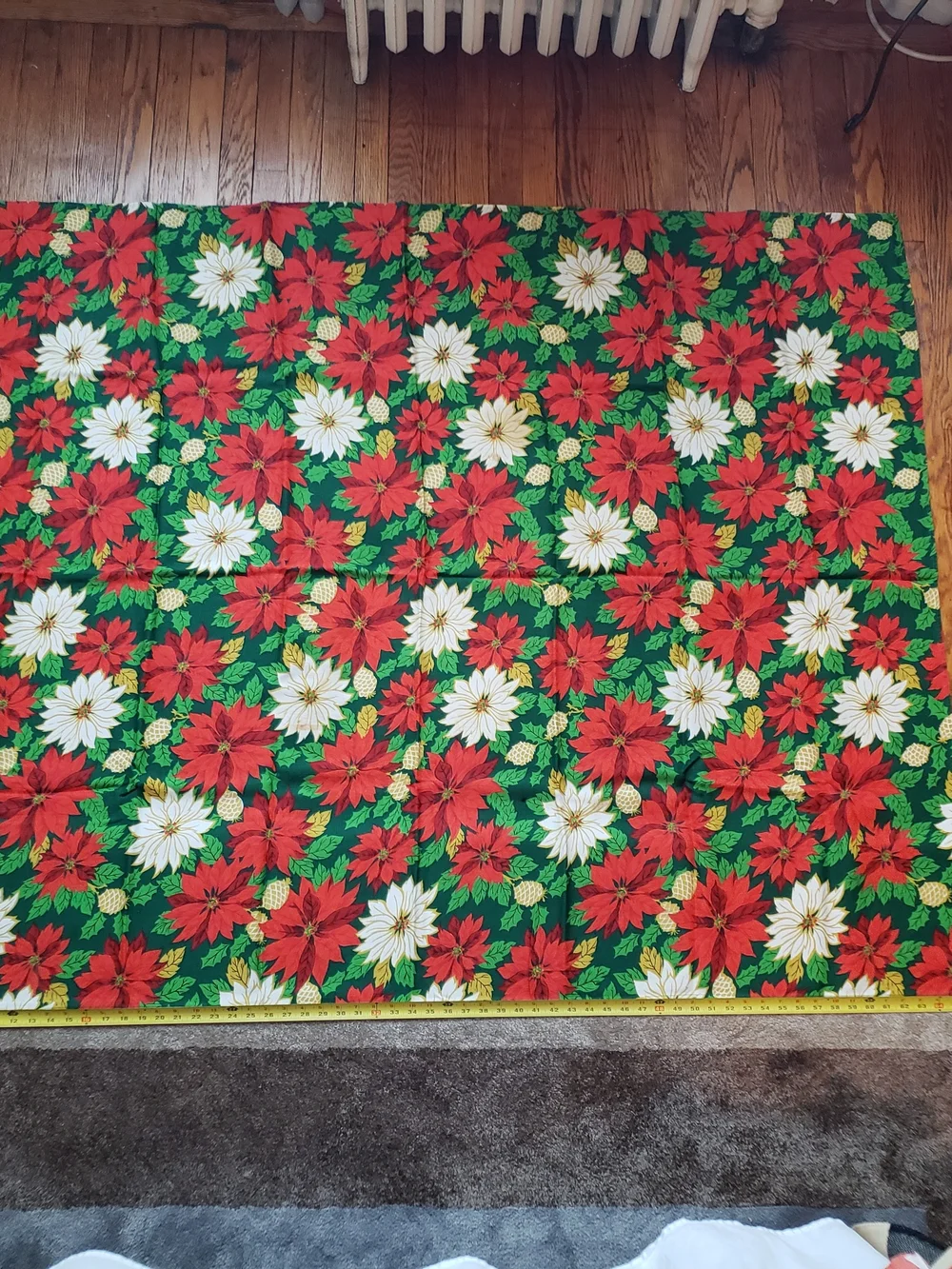 Vintage Holiday Tablecloth